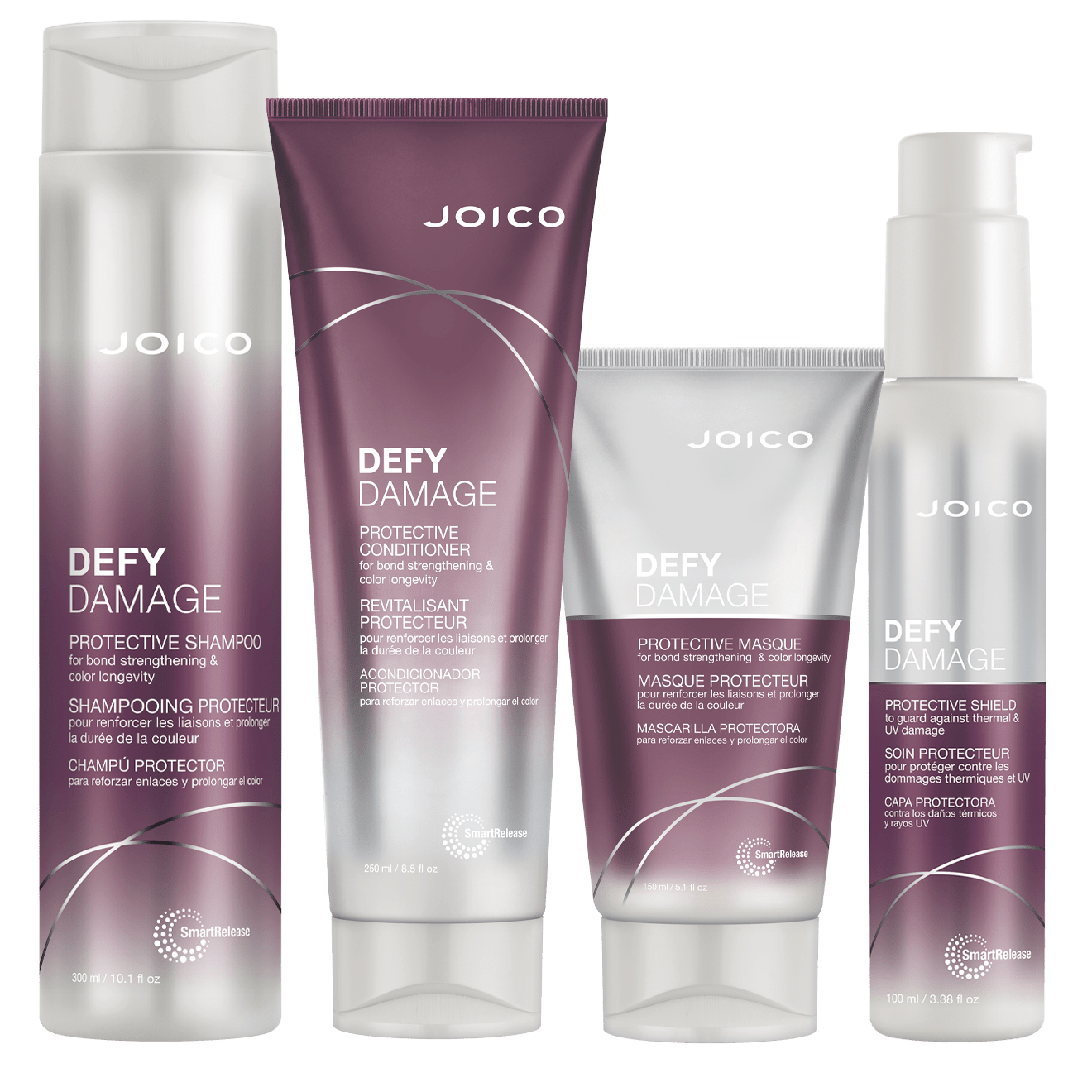 Defy Damage Shampoo, Conditioner Masque & Shield Bundle