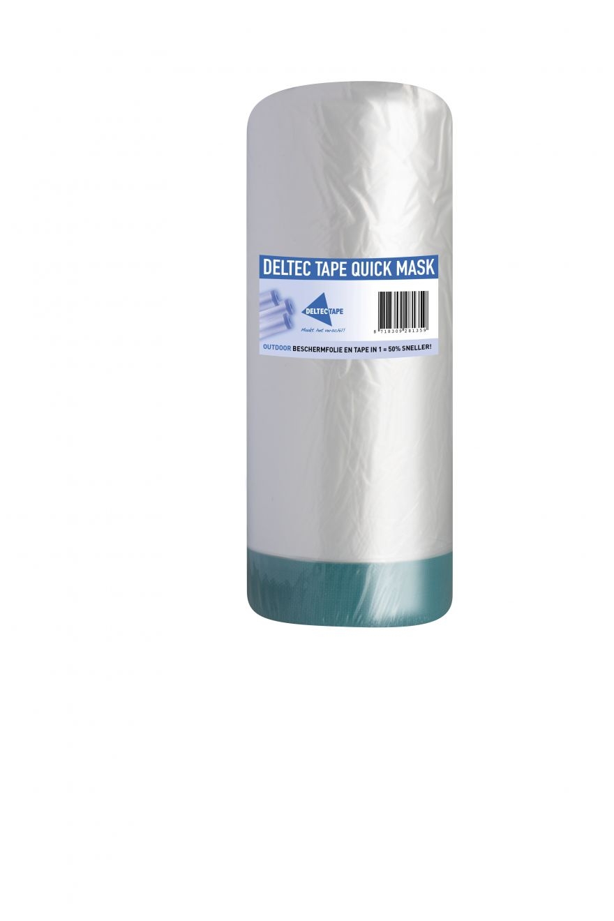 Preparation & Cleaning Dust Sheets Covers Deltec Tape Quick Mask Outdoor 550mm x 20m – TotalDIY