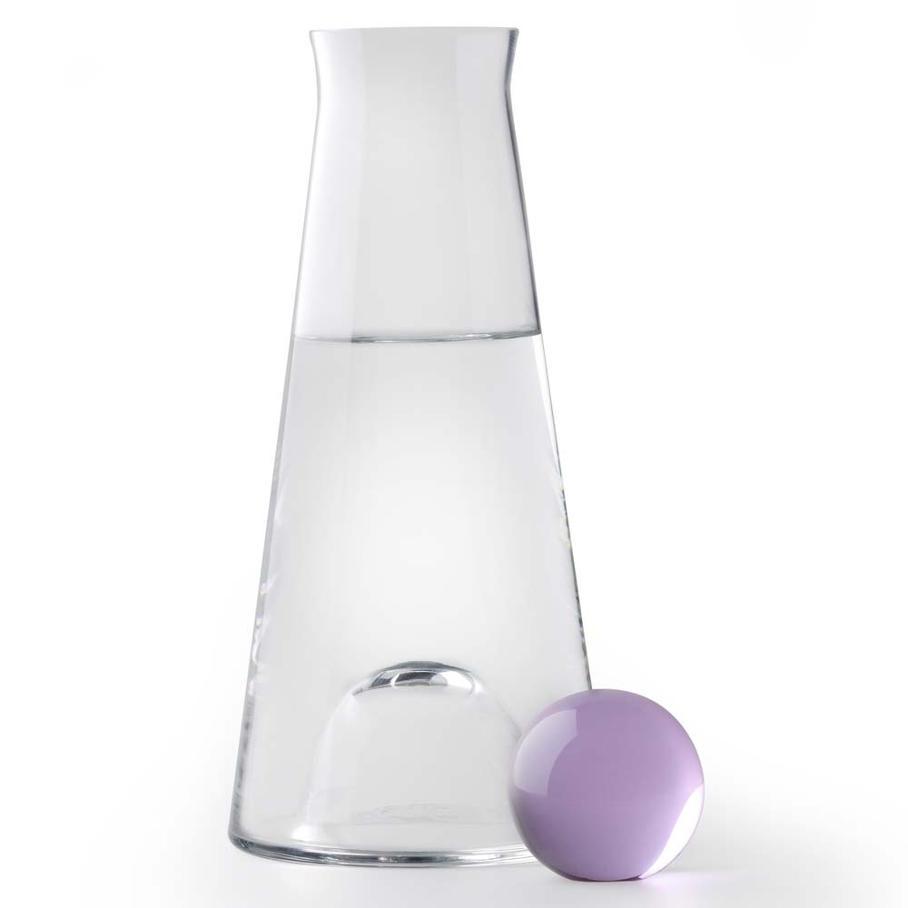 Design House Stockholm – Fia Carafe – Amethyst – Clear / Purple – Glass / Crystal – 25cm x 12cm