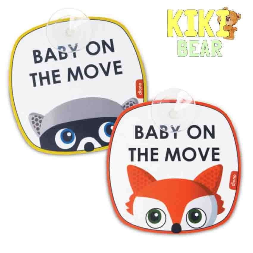 Diono Baby on the Move Signs 2pk – Kiki Bear