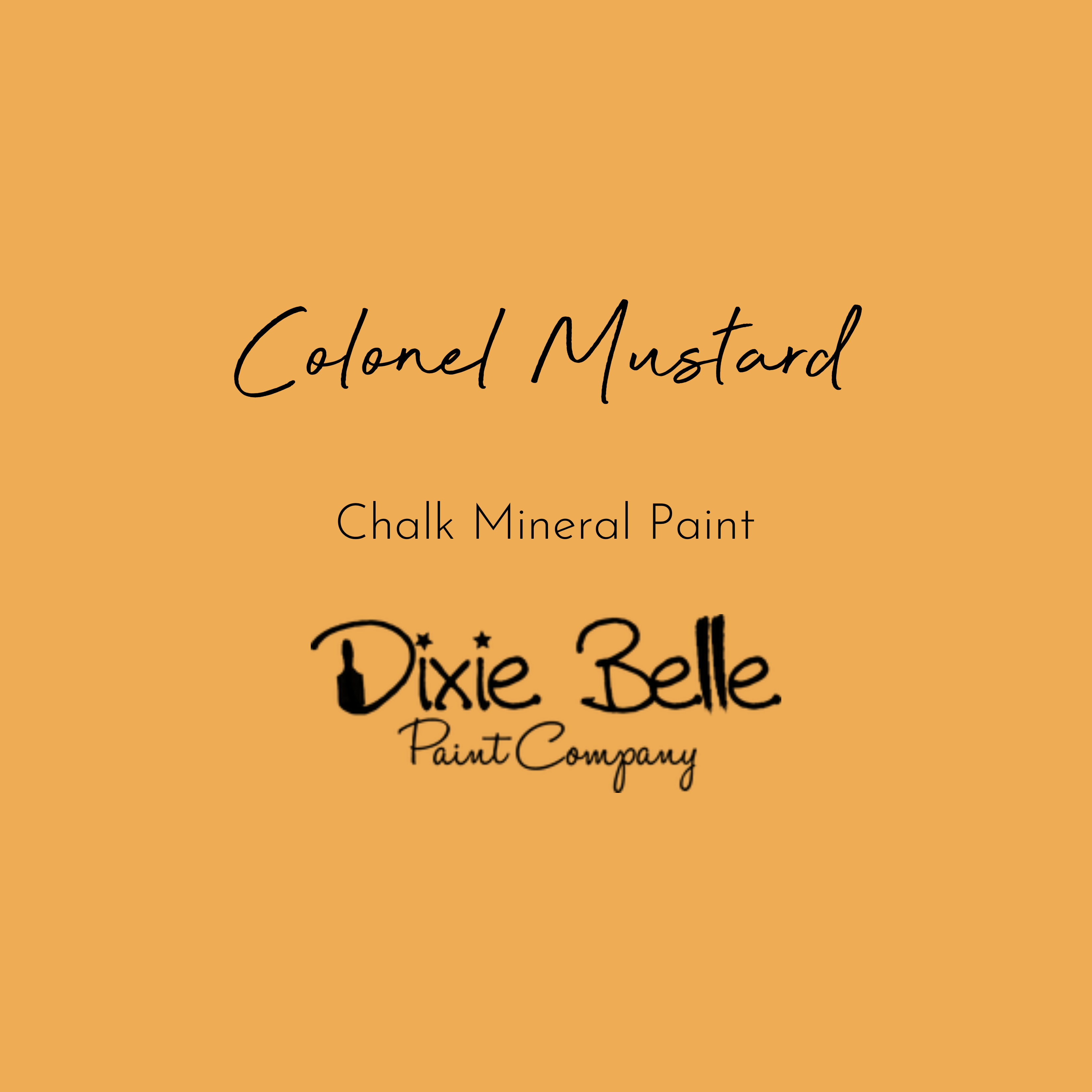 Colonel Mustard | Dixie Belle Chalk Mineral Paint | Dixie Belle Paint | 8oz 16oz 32oz 32oz