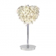 Diyas Coniston 2 Light Table Lamp In Polished Chrome Finish And Crystal IL32834 – Coniston table lamp – Diyas – Daz Lighting