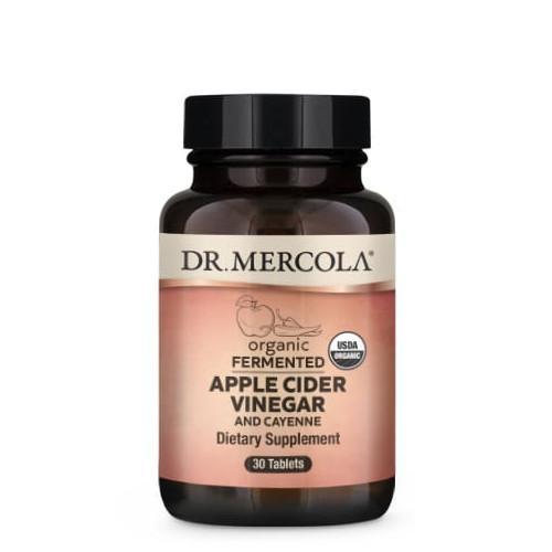 Fermented Apple Cider Vinegar & Cayenne | Dr Mercola | 30 Tablets