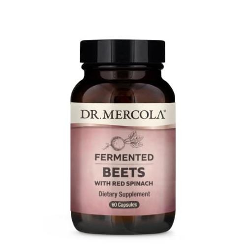Fermented Beets with Red Spinach | Dr Mercola | 60 Capsules