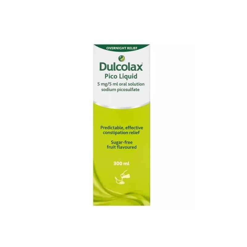 Dulcolax Pico Liquid Laxative (Sodium Picosulfate) 5mg/5ml Oral Solution – 300ml – Caplet Pharmacy