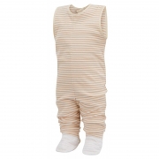 Dungaree PJ Bottoms- 9 to 10y – Cappuccino