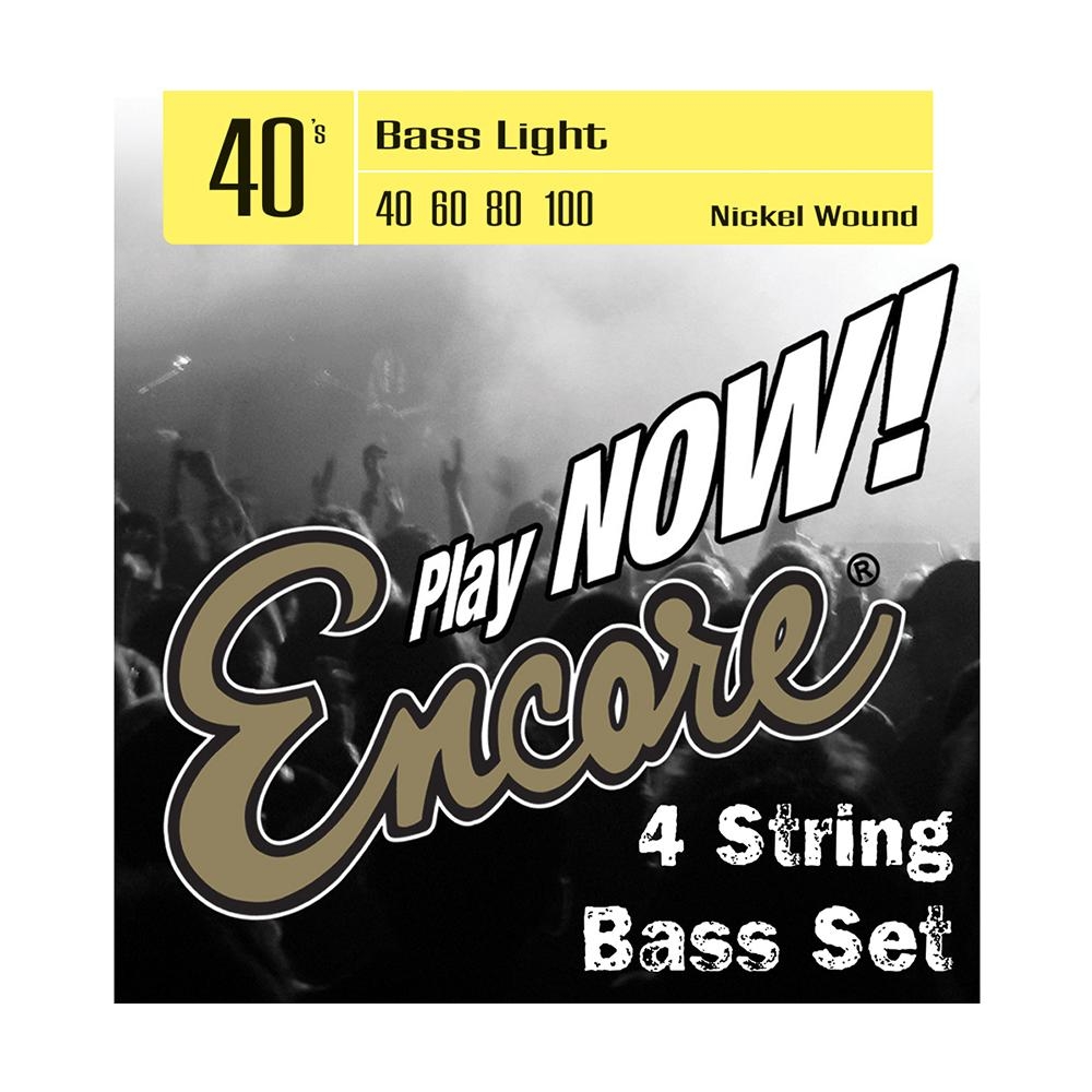 Encore Nickel Wound Bass String Set – Light