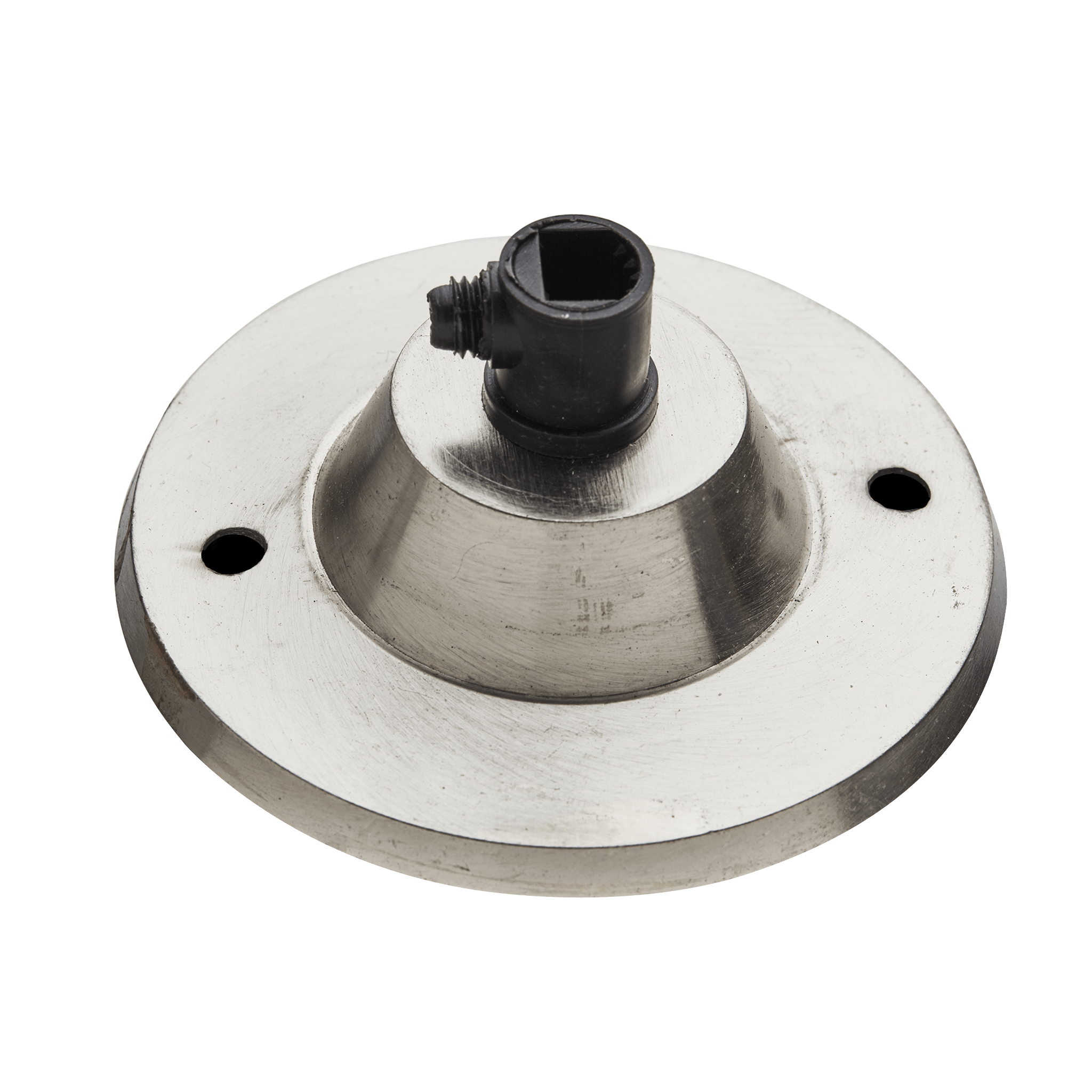 Industville – Edison Ceiling Rose – 1 Outlet – Light Pewter – Lighting Accessory – Silver Colour – Iron Material – 3.5 CM X 7.7 CM X 7.7 CM