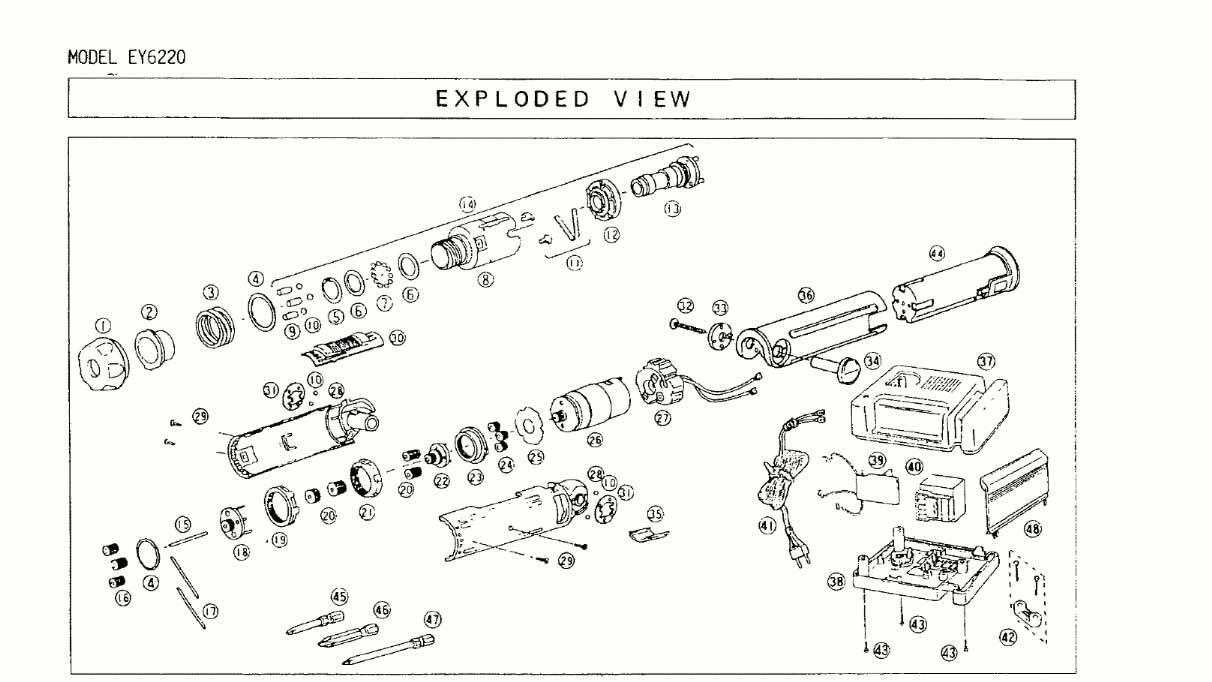 Panasonic EY6220 CARRIER A WEY503B1647 Spare Part