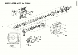 Panasonic EY6931 PLANET GEAR SET WEY6900B1347 Spare Part