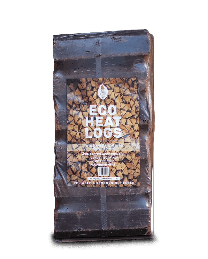 Heat Log Sawdust Briquettes – Sustainable Firewoods – Green Olive Firewood