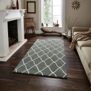 Think Rugs – Elements EL 65 Blue 120 x 170cm / Blue – The Rug Quarter