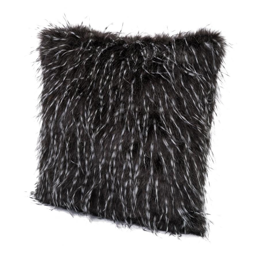 Faux Fur Cushion – Emu Feather Effect
