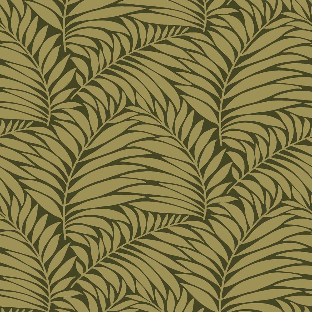 Engblad & Co – Lounge Luxe Myfair 6379 Wallpaper – Olive Green / Dark Green – Non-Woven – 53cm