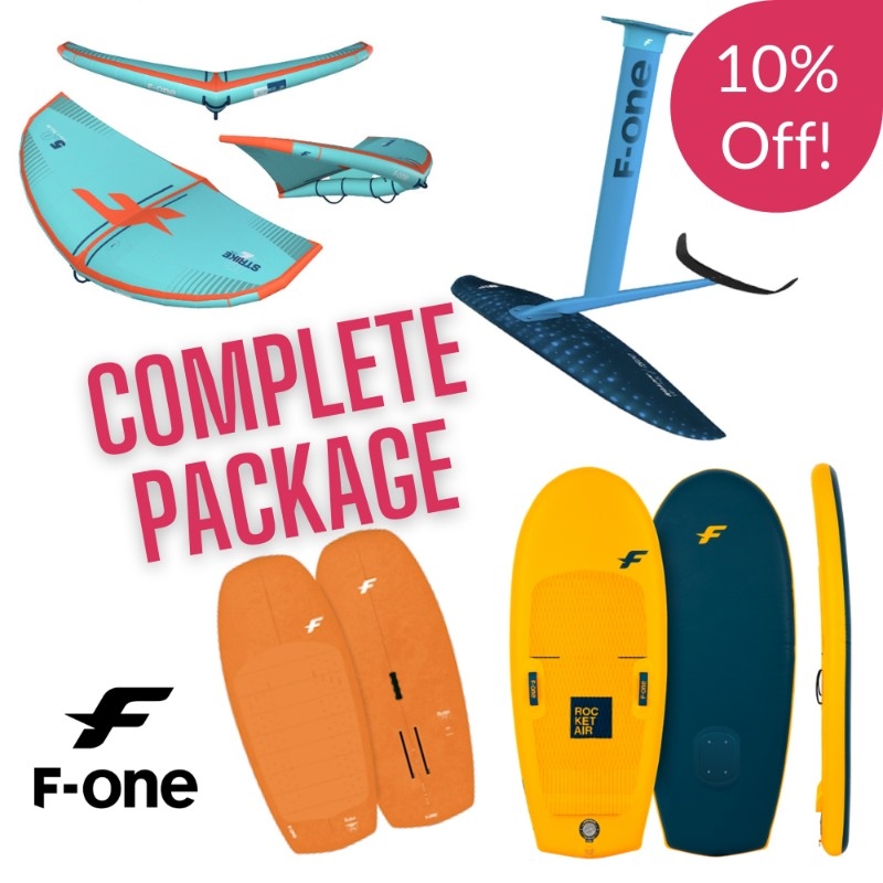 F-One Gravity FCT 1800/2200 Wingfoil Package – Wing Foiling – The Foiling Collective