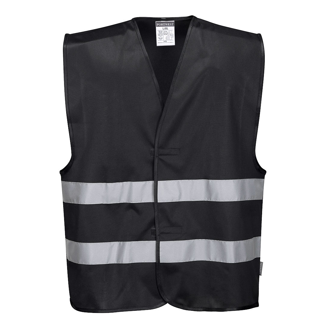 Iona Vest Black – Black – S/M – Work Safety Protective Equipment – Portwest – Regus Supply