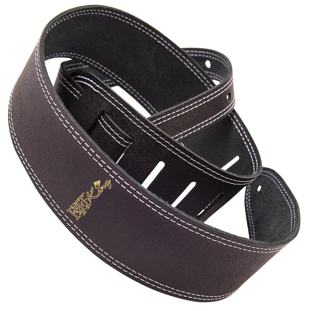 Fret-King Leather Strap – Black