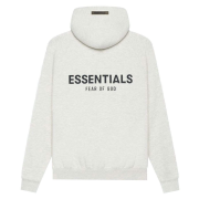 FEAR OF GOD ESSENTIALS LIGHT OATMEAL HEATHER HOODIE (SS21) M – RpshoppingHQ