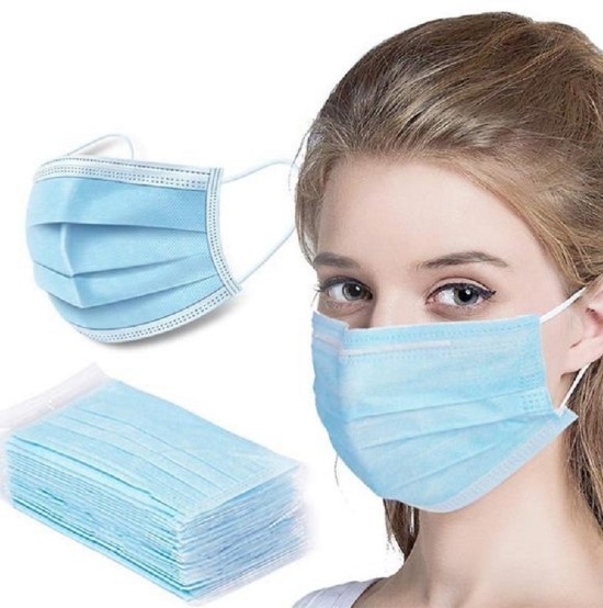 Medical 3 Layer Type IIR Face Masks. Pack of 50. Click on Image for More Info