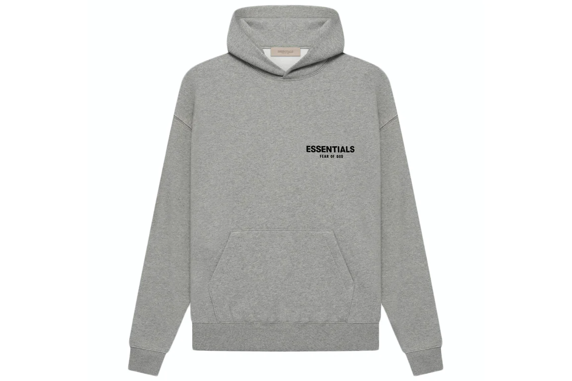 FEAR OF GOD ESSENTIALS SS22 PULLOVER ‘DARK OATMEAL’ Large – RpshoppingHQ