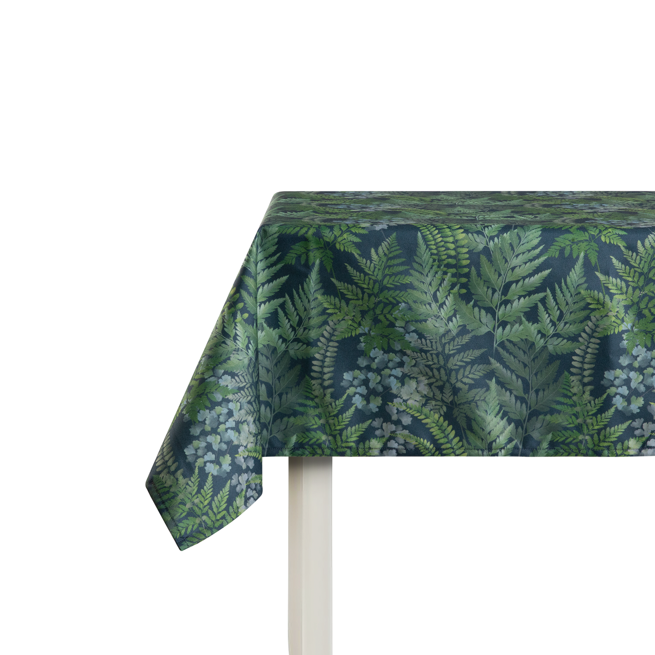 Celina Digby Luxury Outdoor Garden Tablecloth AVAILABLE IN 5 SIZES – Optional Centre Hole for Parasol Ferns MEDIUM (180cm x 140cm)
