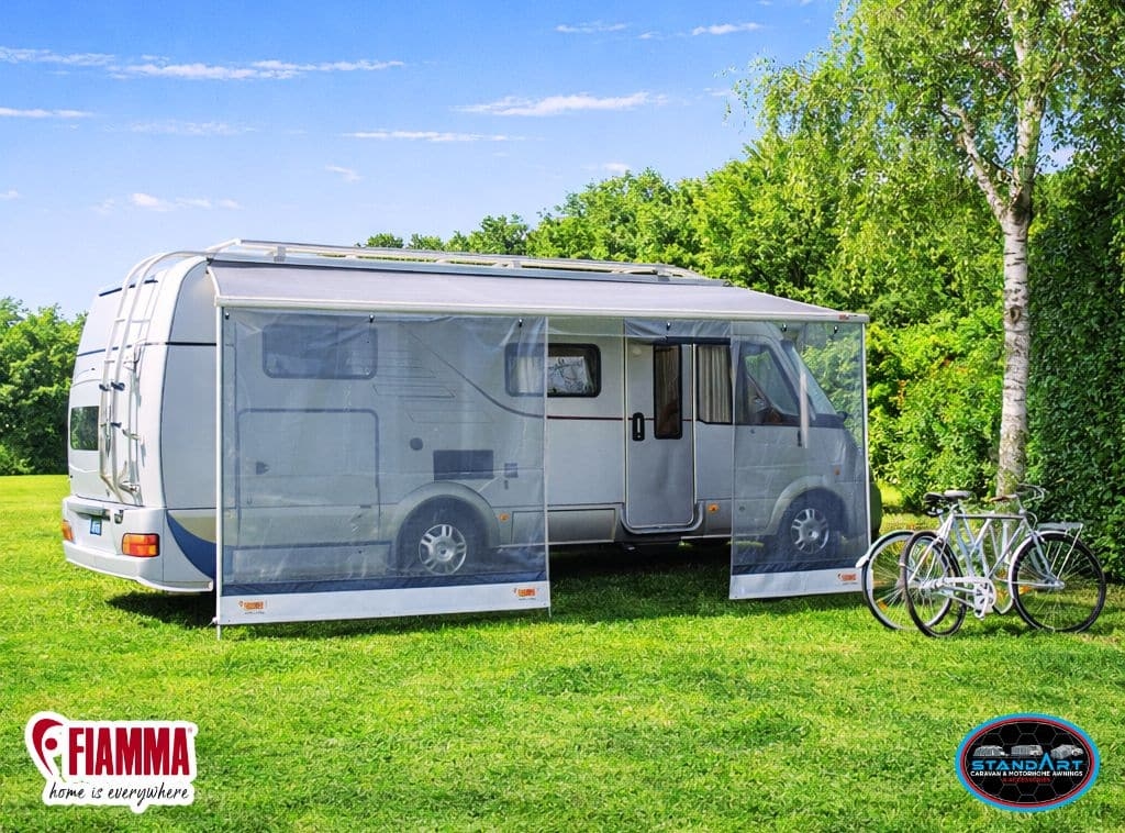 Fiamma Sun View XL Front Panel – Light-Filtering Shade Solution – 260cm – Full Caravan Awnings – StandArt Caravans