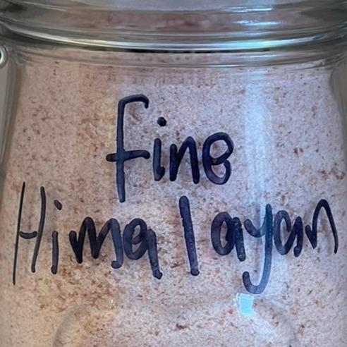 Food Refill – Herbs and Spices Himalayan Rose Pink Salt (Fine) 50g – By The Cleaning Cabinet