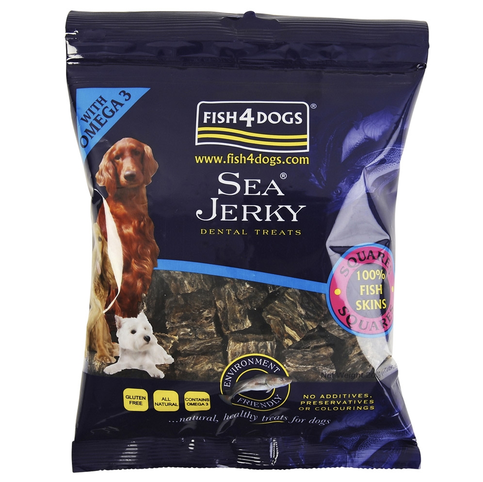 Fish4Dogs Sea Jerky Squares 100g
