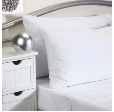Fitted Bed Sheet – Single White – Tiacare