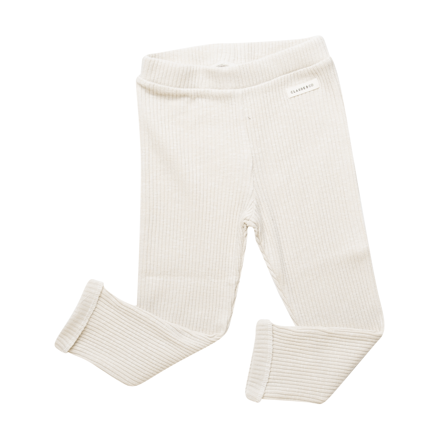 Oat Milk Organic Rib Leggings, 2 – 3 YEARS – Pippeta