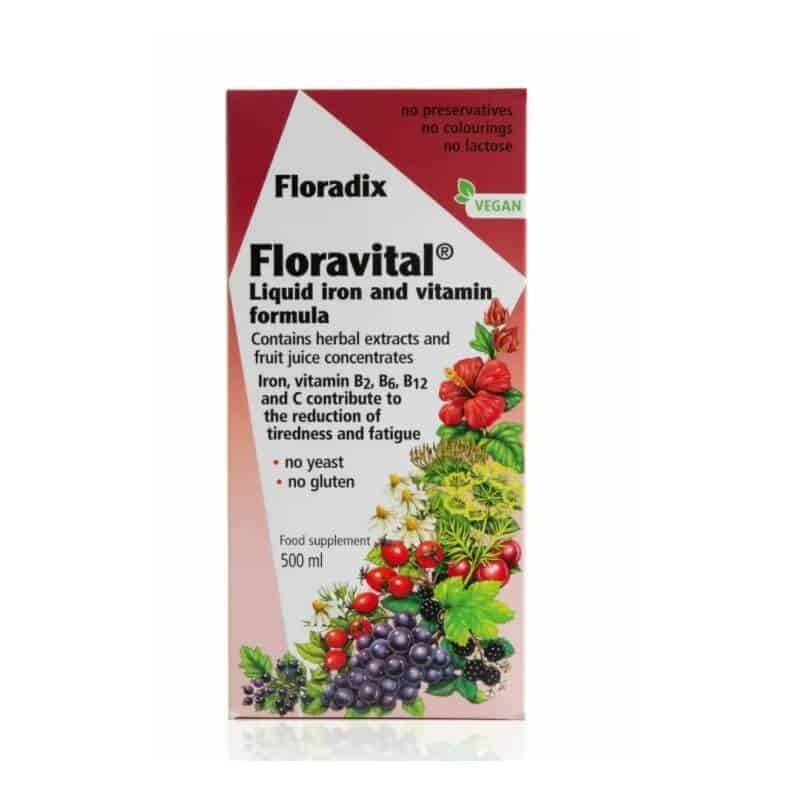 Floradix 250ml Liquid Iron and Vitamin Formula – Caplet Pharmacy
