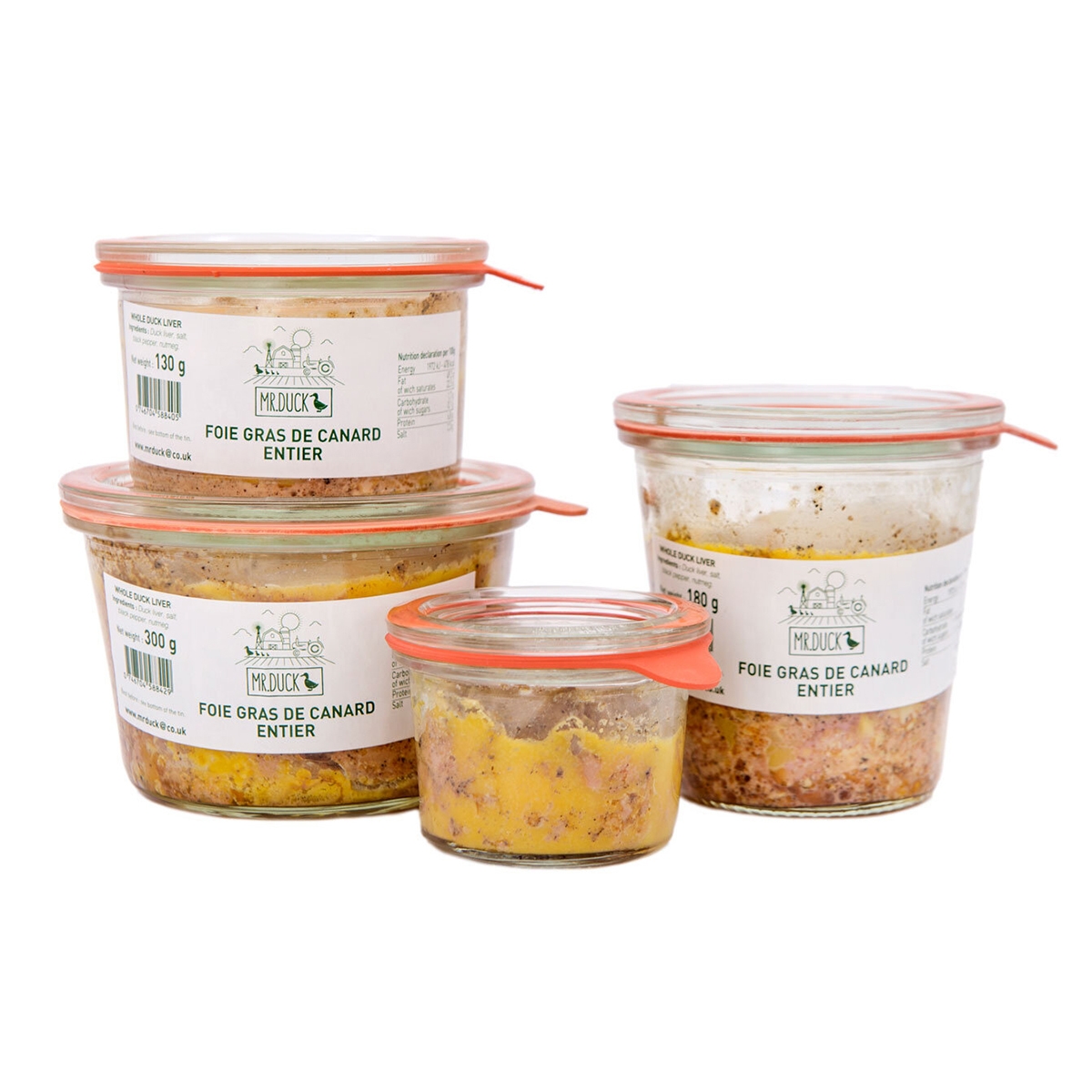 Whole Foie Gras Natural (Jars) – 300g – Mr Duck
