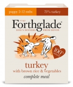 Forthglade Complete Puppy Turkey With Brown Rice & Veg 395g