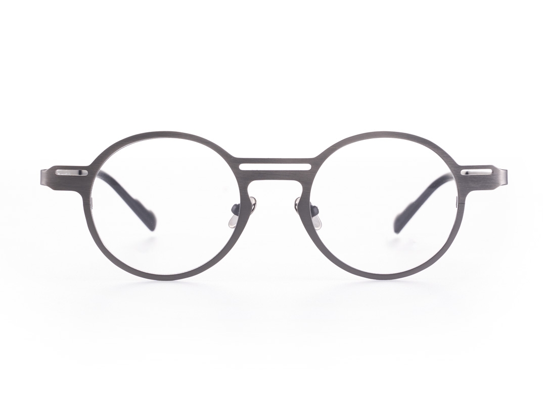 Debonair – Gun Metal – Titanium Reading / Fashion Glasses Frames – Anti Scratch – BeFramed
