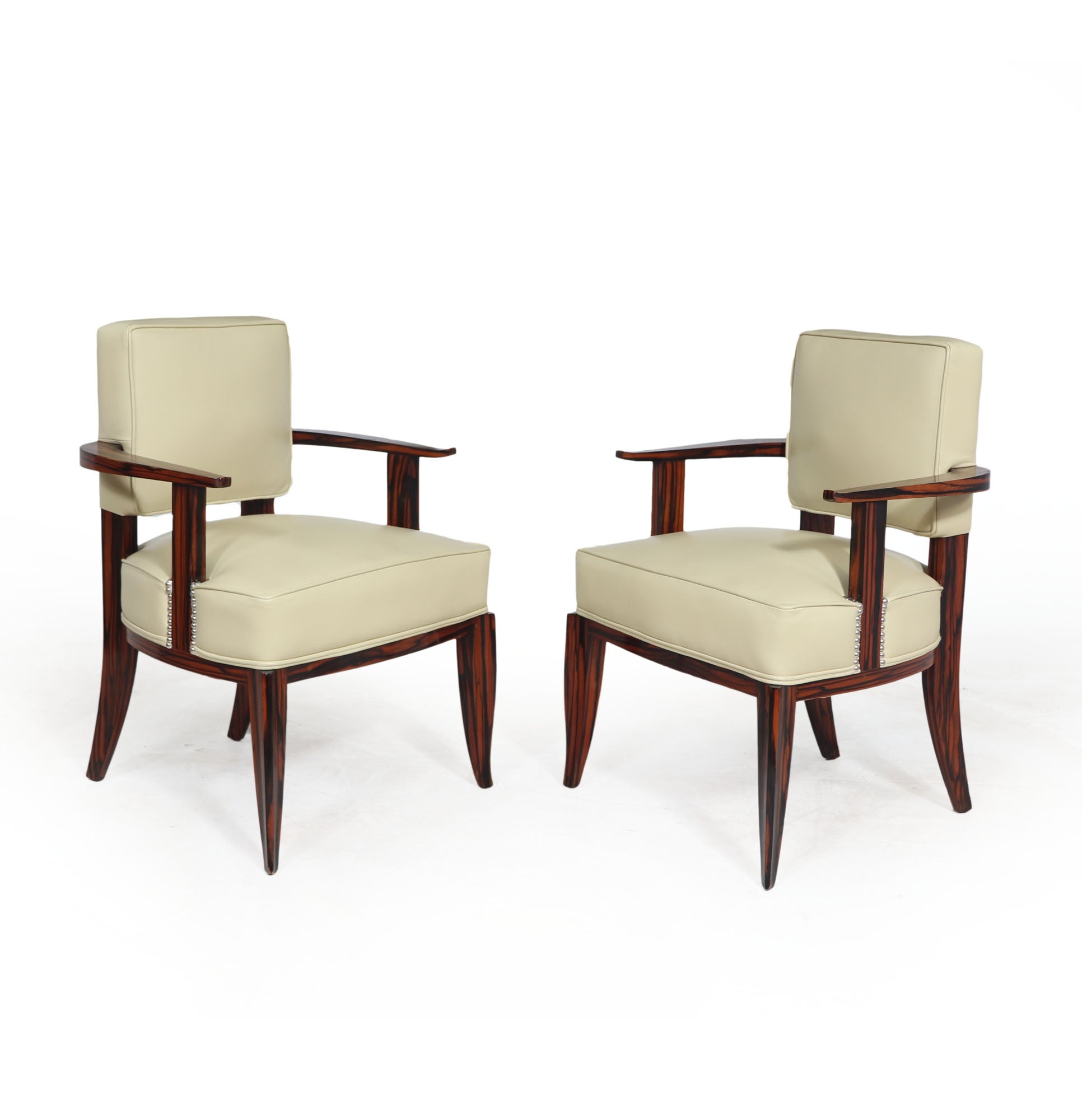 French Art Deco Macassar Ebony Chairs – The Furniture Rooms
