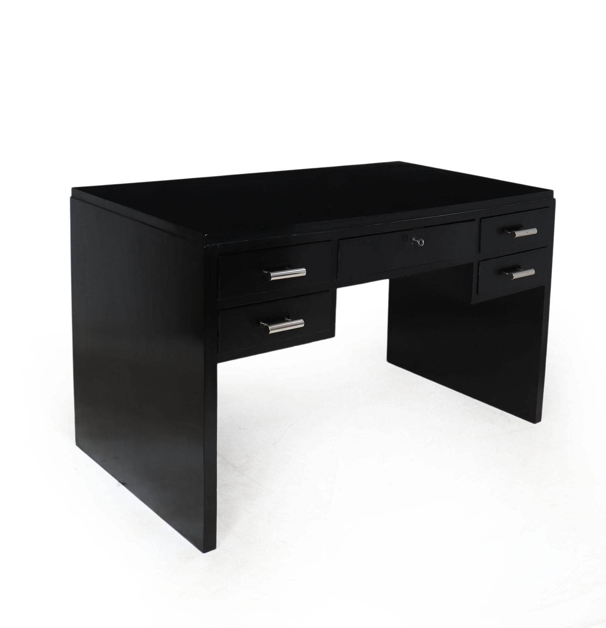 French Black Art Deco Desk – The Furniture Rooms