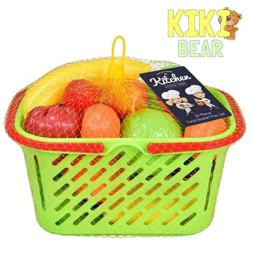 Kandy Fruit & Veg Basket (23pc) – Kiki Bear