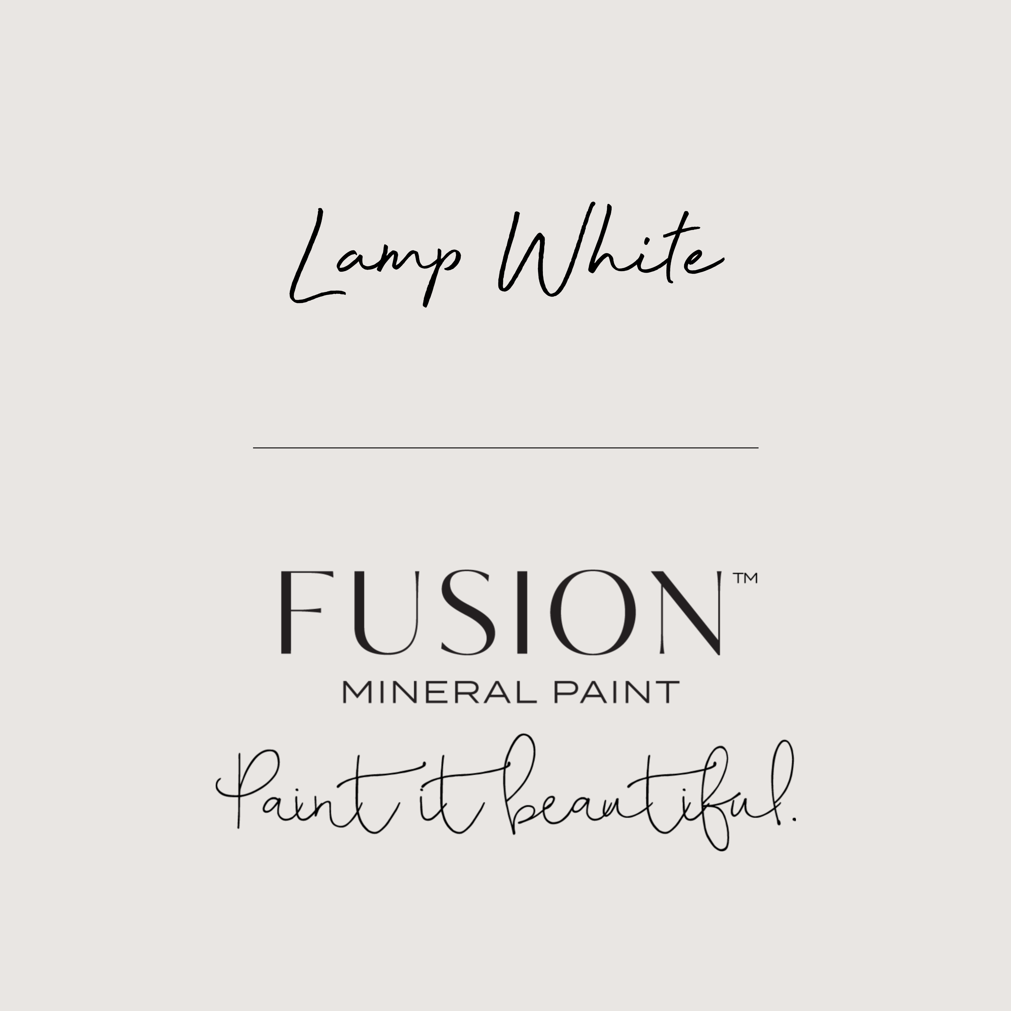 Lamp White | Fusion Mineral Paint | 37ml