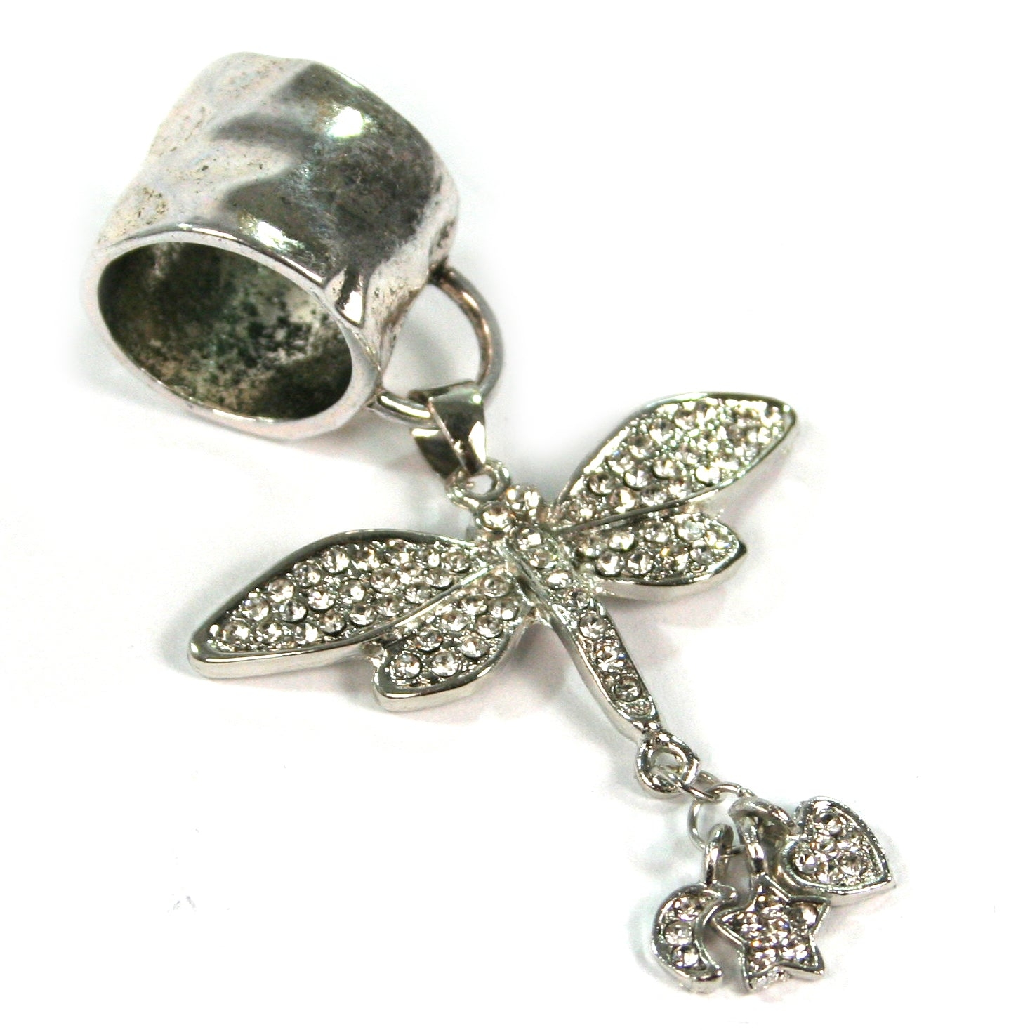 Diamante Dragonfly Design Scarf Jewellery Default-Title – Stylish & Luxurious – Unisex – The Scarf Giraffe