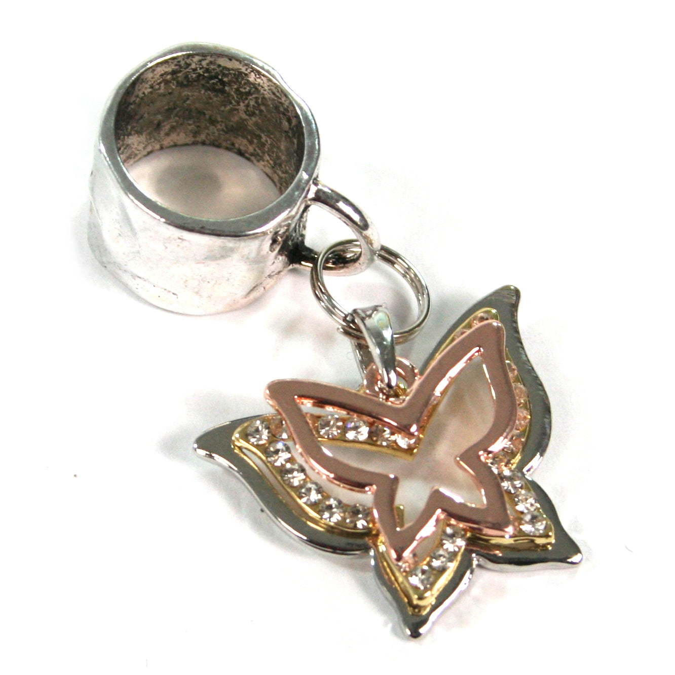 Diamante Butterfly Design Scarf Jewellery Default-Title – Stylish & Luxurious – Unisex – The Scarf Giraffe