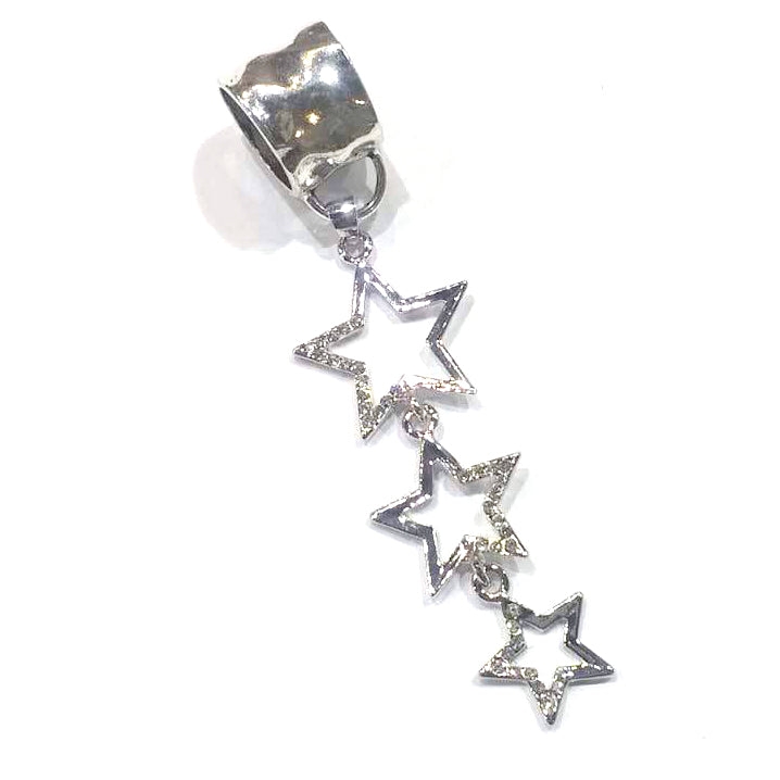 Trio of Stars Scarf Jewellery Default-Title – Stylish & Luxurious – Unisex – The Scarf Giraffe