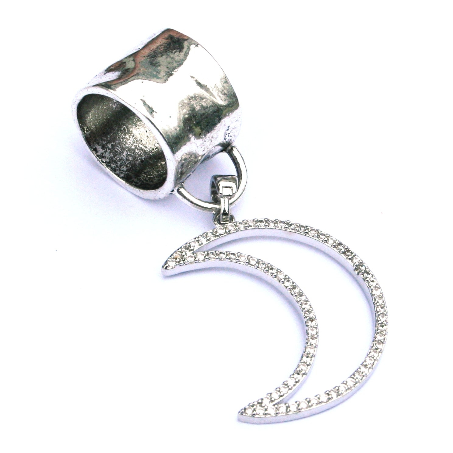 Diamante Moon Scarf Jewellery Default-Title – Stylish & Luxurious – Unisex – The Scarf Giraffe