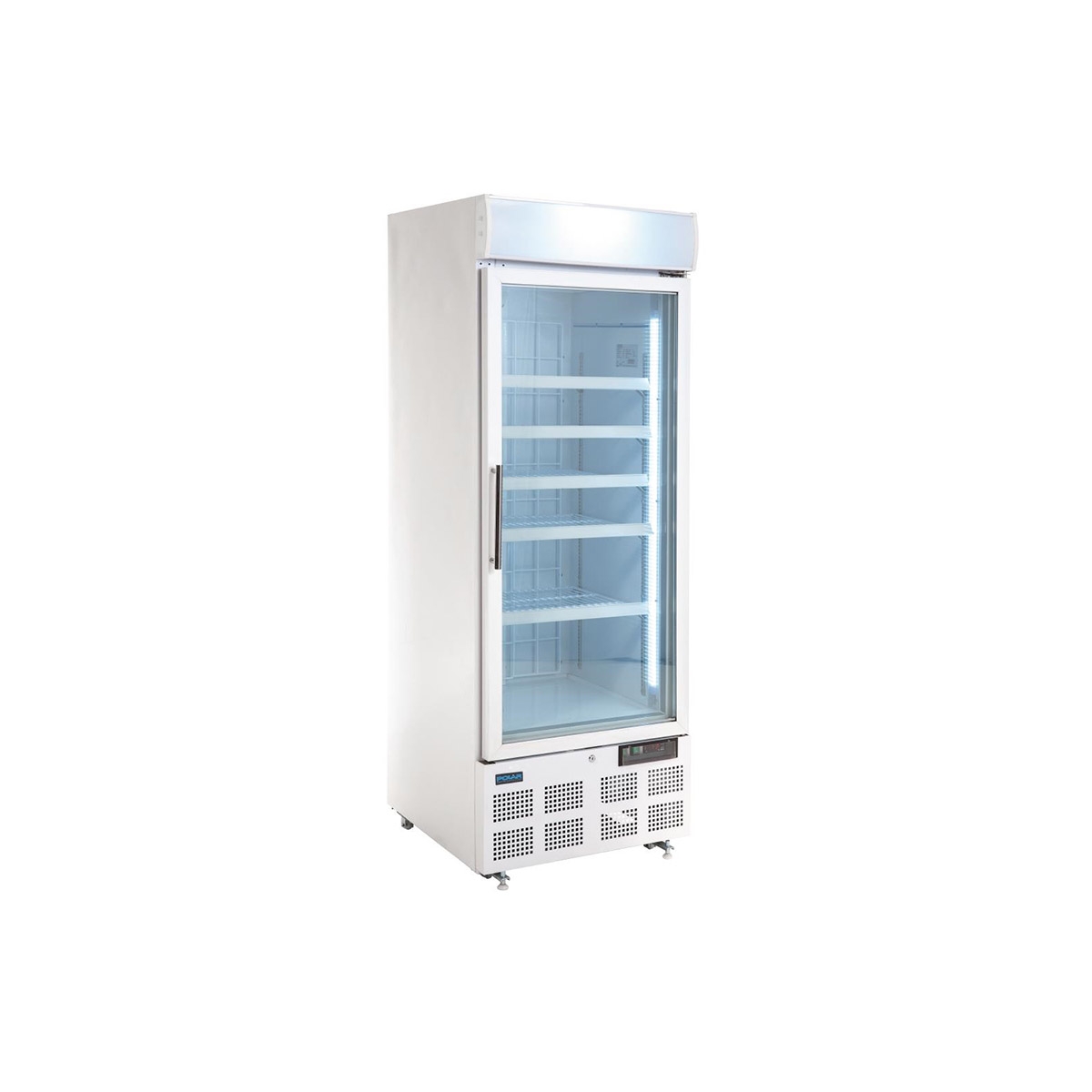 Polar G-Series Upright Display Freezer 412Ltr White