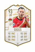 Legendary Pre-Made Player Card – Giggs, A4 | (21cm x 29.7cm) – Fifa Ultimate Team Card – Create FUT