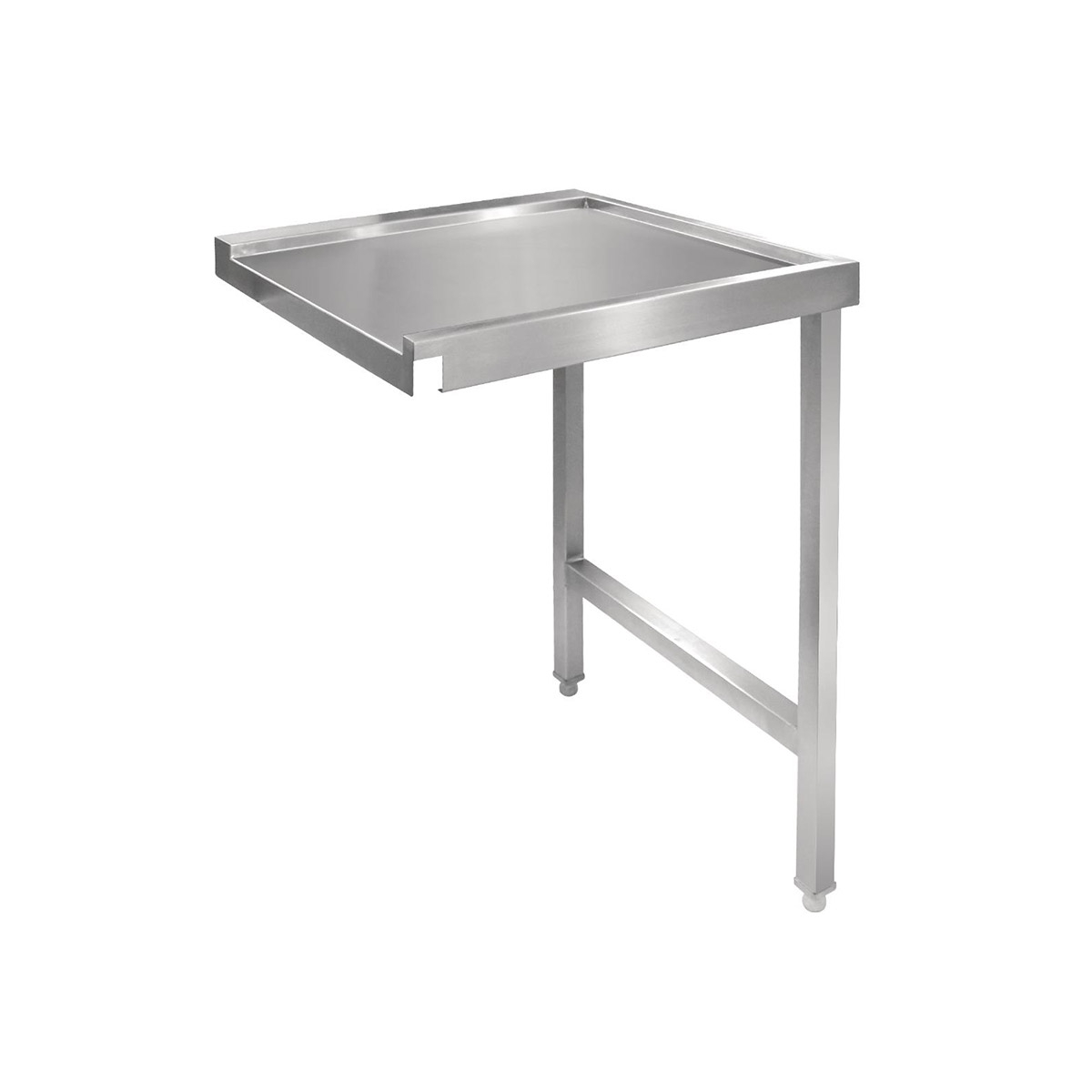 Vogue Pass Through Dishwash Table Right 1100mm