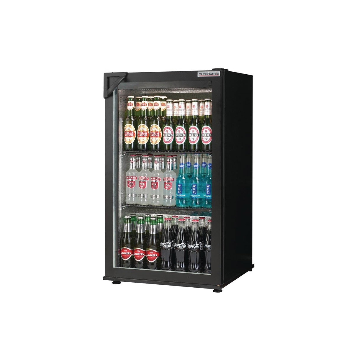 Autonumis Popular 1 Door Back Bar Cooler Black A209179