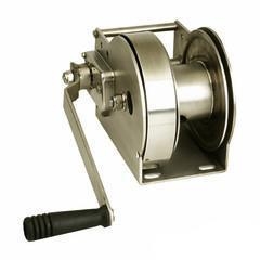 Go-Afid – Goliath Stainless Steel (316L) Wire Rope Winch (151-5) – Go-12Afid-900kg Ref:151.5.5 – Afd Winch – Silver / Black – Stainless Steel