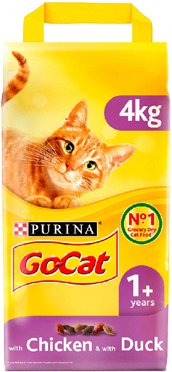 Go-Cat Adult Dry Cat Food Chicken & Duck 4kg – Fur2Feather Pet Supplies