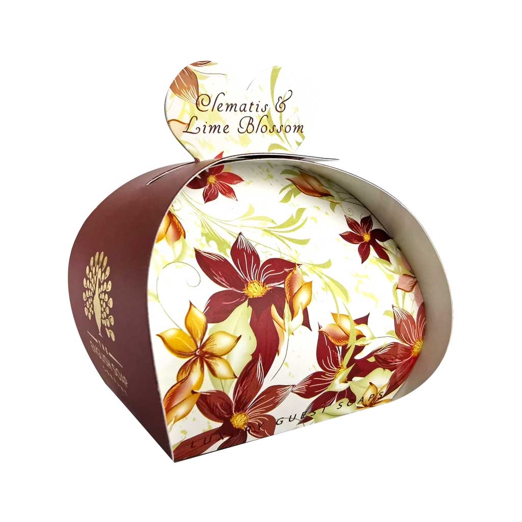 Clematis & Lime Blossom Guest Soaps – 20g x3 – Luxury Fragrance – Premium Ingredients – The English Soap Company