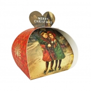 White Christmas Spiced Plum & Honeysuckle Guest Soaps – 20g x3 – Luxury Fragrance – Premium Ingredients – The English Soap Company